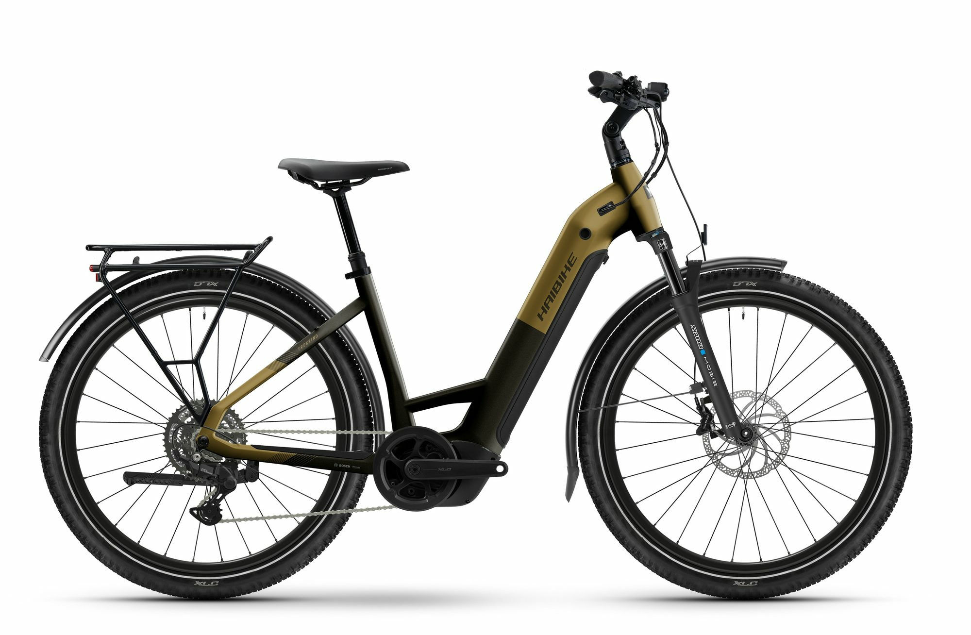 Haibike TREKKING 7.5 LOW - 27;5" 800 Wh - sparkling black/gold matt