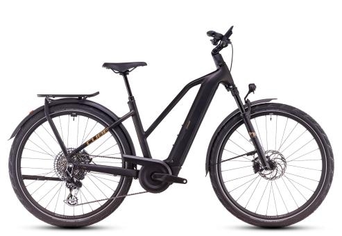 Cube Kathmandu Hybrid SLT 800 Trapez 2025 | golddust´n´black | 50 cm | E-Trekkingräder
