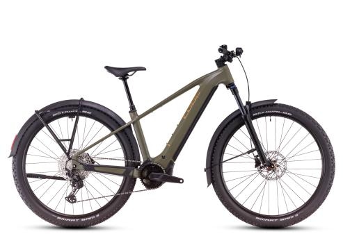 Cube Reaction Hybrid PRO 800 Allroad 2025 | dustyolive´n´gold | S | E-Hardtail-Mountainbikes