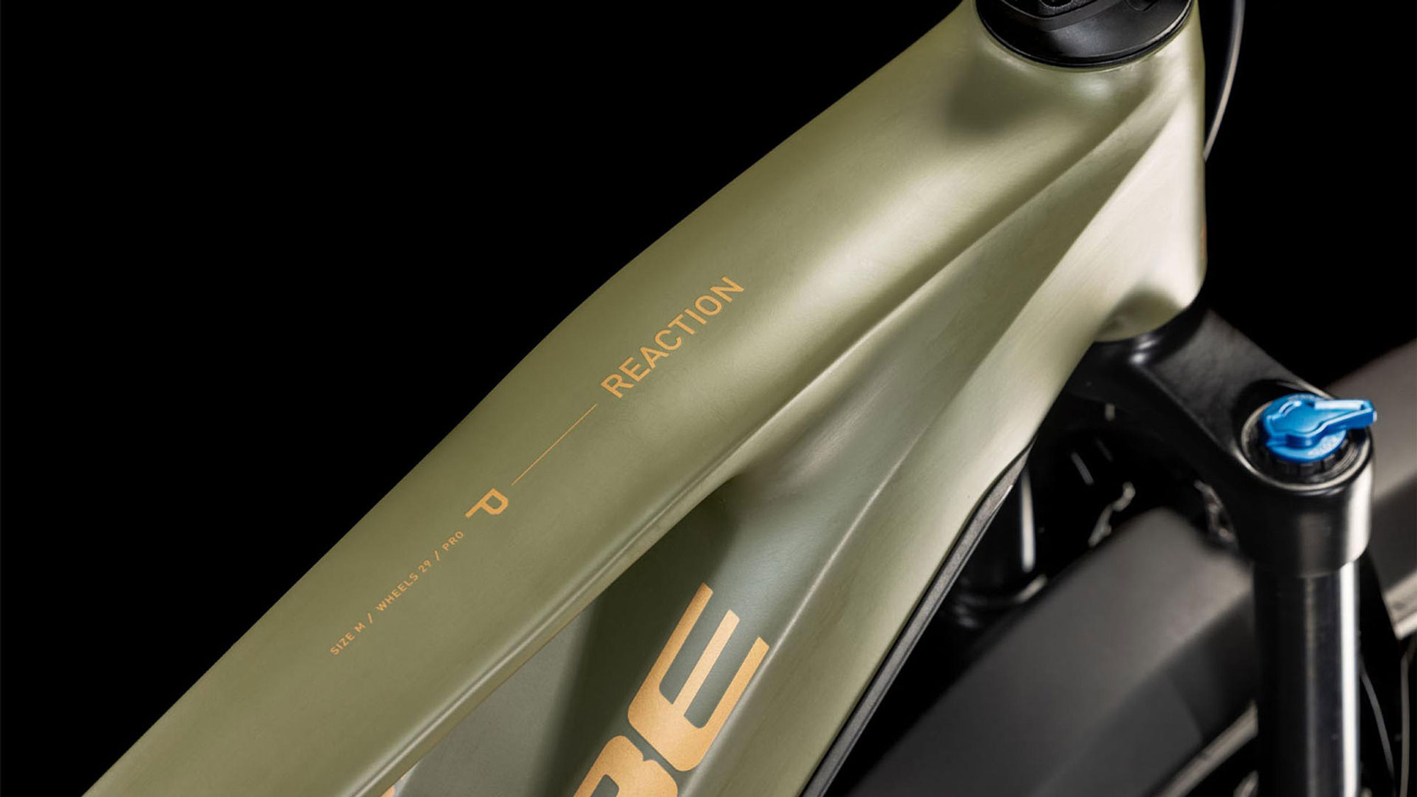 Cube Reaction Hybrid PRO 800 Allroad 2025 | dustyolive´n´gold | S | E-Hardtail-Mountainbikes – Bild 2