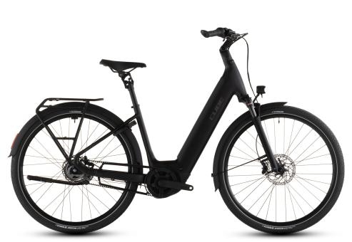 Cube Supreme RT Hybrid Deluxe EX 600 Wave 2026 | black´n´chrome | 58 cm | E-Cityräder