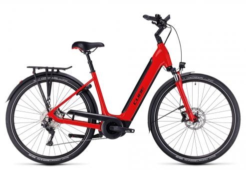 Cube Supreme Sport Hybrid PRO 500 Wave | red´n´black | 58 cm | E-Trekkingräder