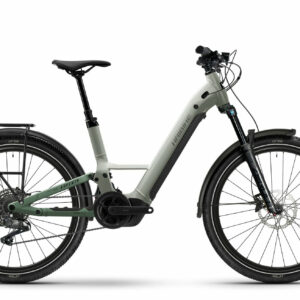 Haibike ADVENTR 4 LOW - 27;5" 600 Wh - grey/bamboo green matt/glänzend