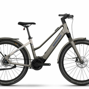 Winora iRIDE PURE R5f MID - 27;5" 400 Wh - vanilla latte/silver dollar glänzend