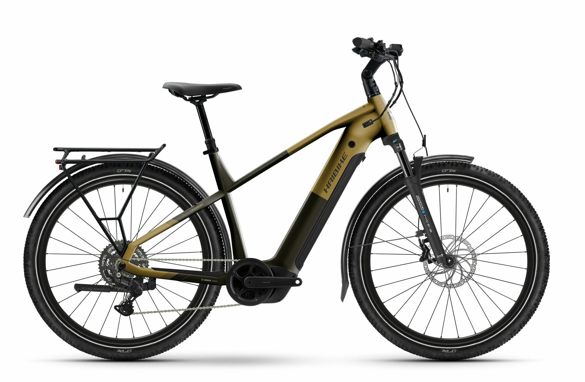 Haibike TREKKING 7.5 - 27;5" 800 Wh - sparkling black/gold matt