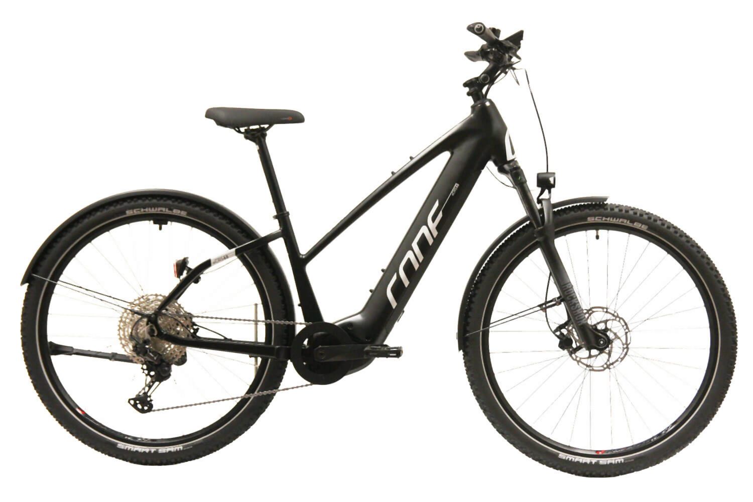 CONE eCross IN 4.0 Trapez 750Wh Grün/Schwarz 49 cm