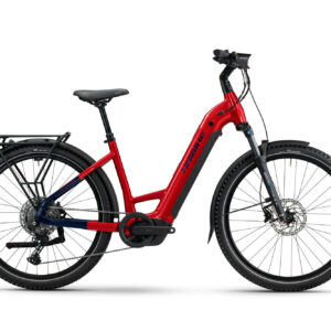 Haibike TREKKING 7 LOW - 27;5" 800 Wh - dynamite red/blue glänzend