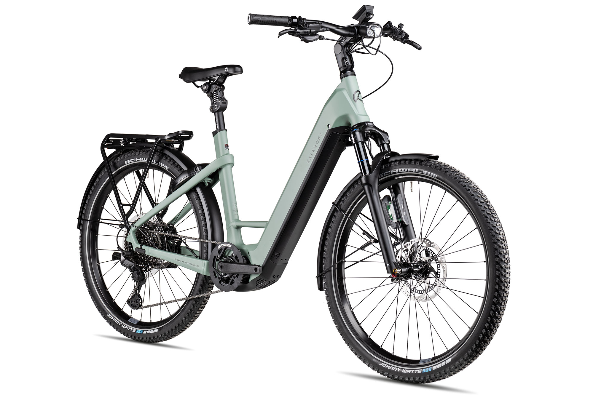 Kalkhoff ENTICE 7 ADVANCE+ ABS Wave | mineralgreen matt | 43 cm | E-Trekkingräder – Bild 2