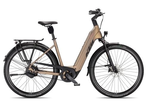 KTM Macina City 810 BELT Wave 2026 | olive pearl matt/black orange | 43 cm | E-Cityräder