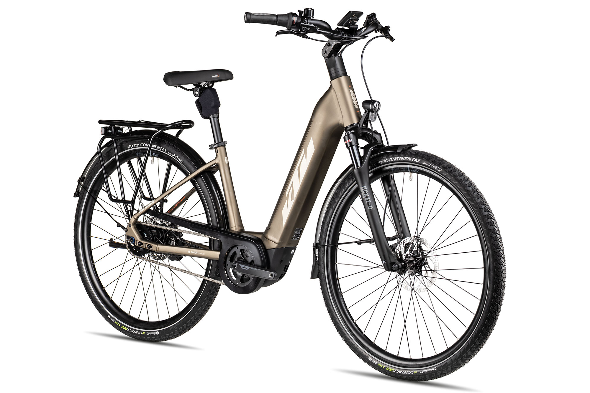 KTM Macina City P610 Wave 2025 | oak matt/champagne orange | 43 cm | E-Cityräder – Bild 2