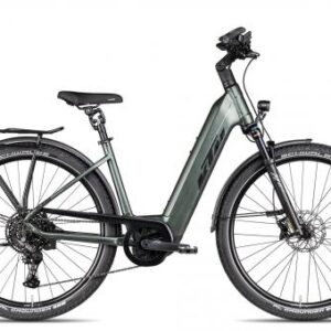 KTM Macina Gran Pro Wave 2025 | mossgrey matt/black fire orange | 56 cm | E-Trekkingräder