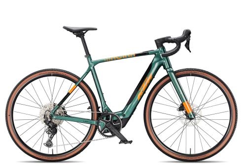 KTM Macina Gravelator SX 20 2025 | oxygen green/fresh orange | 57 cm | E-Rennräder