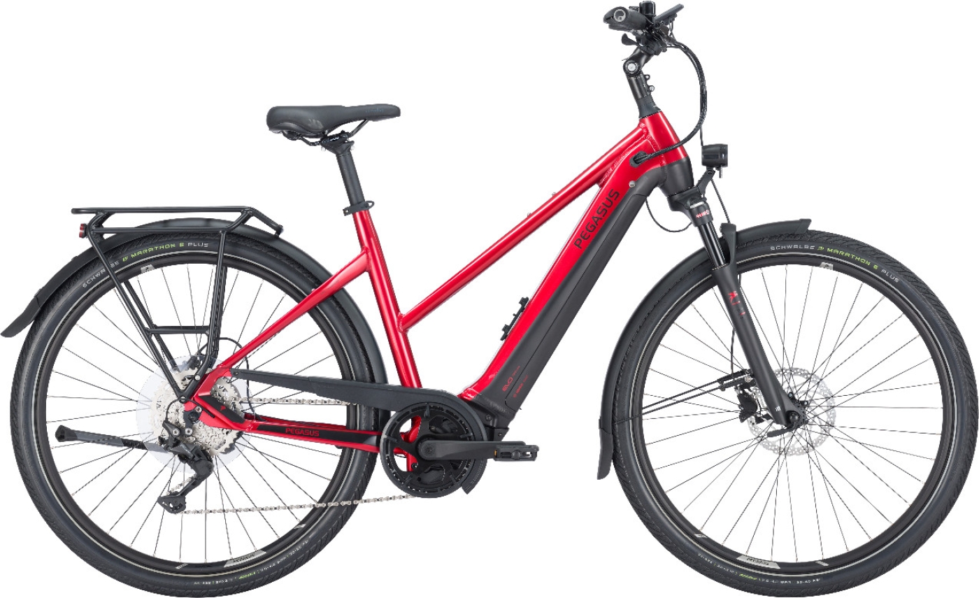 E-Bike - Pegasus Premio EVO 10 Lite trapez rot - 50 cm