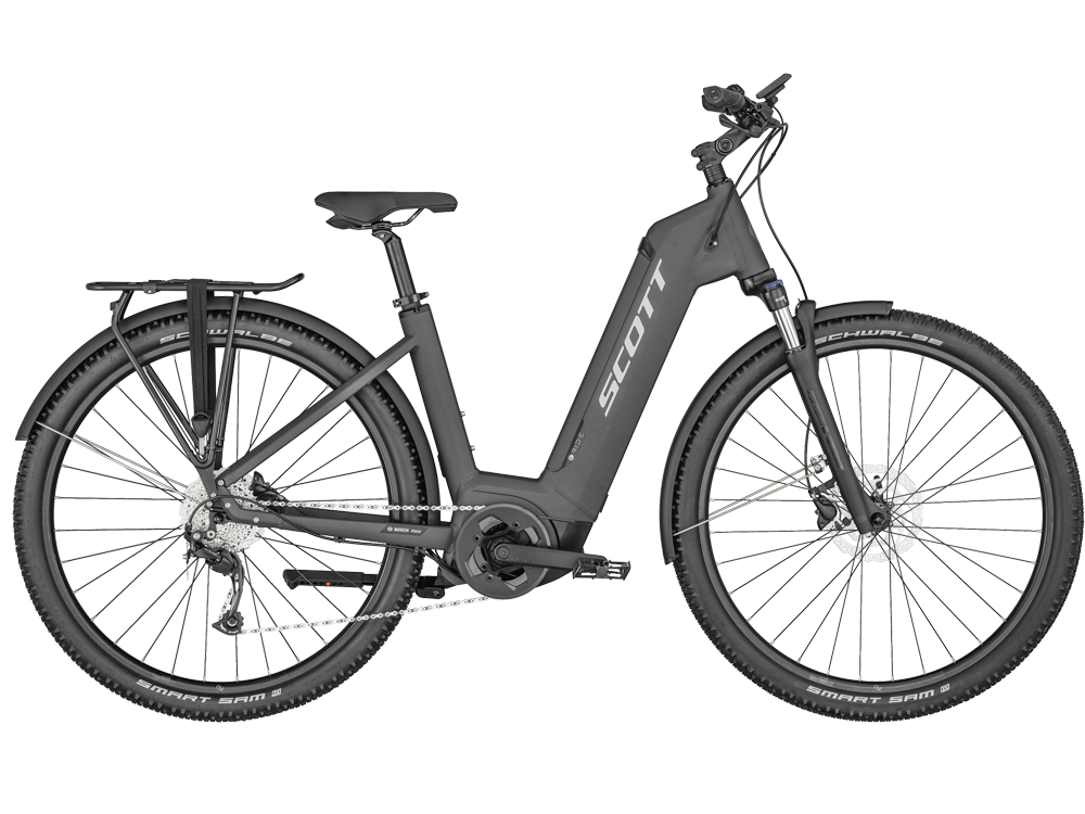 Scott Sub Cross eRide 20 EQ | E-Mountainbike | 28" | 500Wh Bosch CX | dunkelgrau Größe: 52 cm