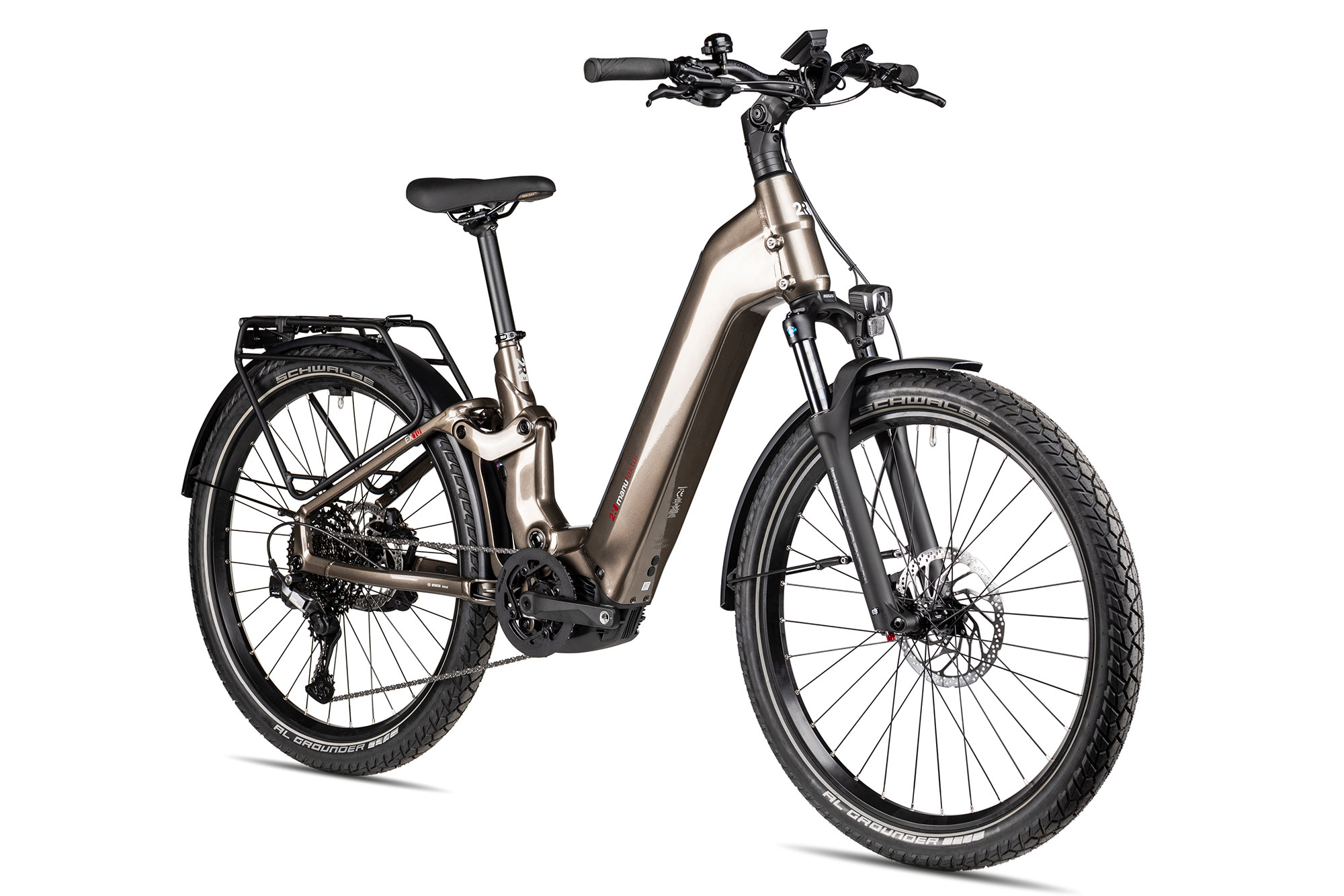 2R Manufaktur EX 10 Wave | grey | M | E-Trekkingräder – Bild 2
