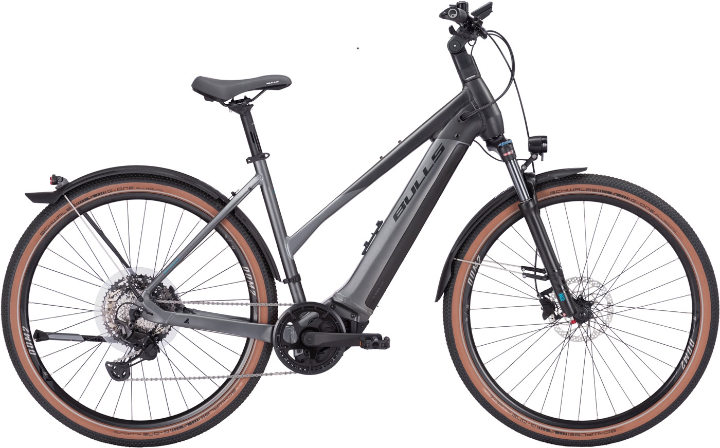 E-Bike - Bulls Cross Rider Evo 2 Trapez schwarz - 50 cm