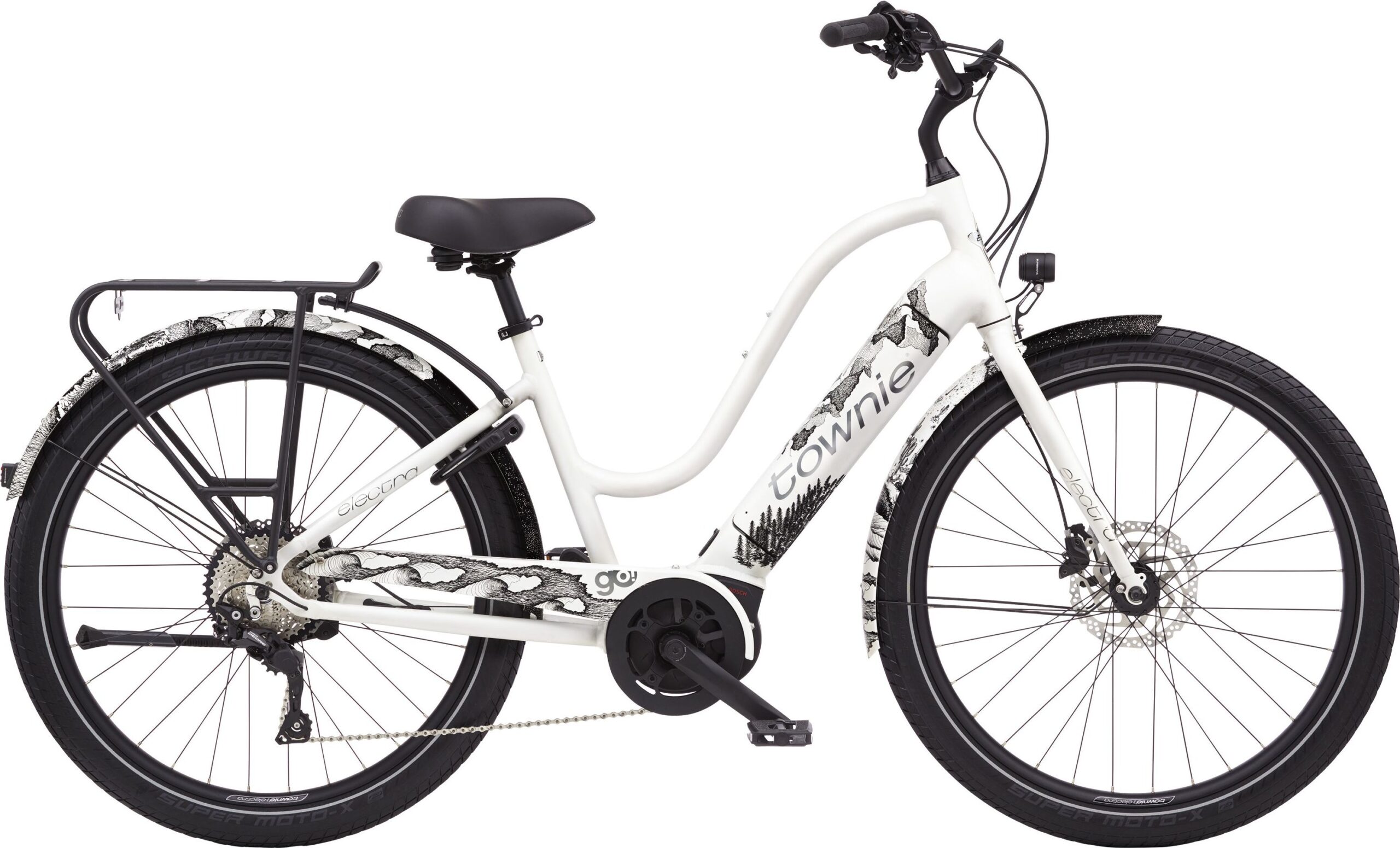 Electra Townie Path Go! 10D Step-Thru - 2025 - Pearl White