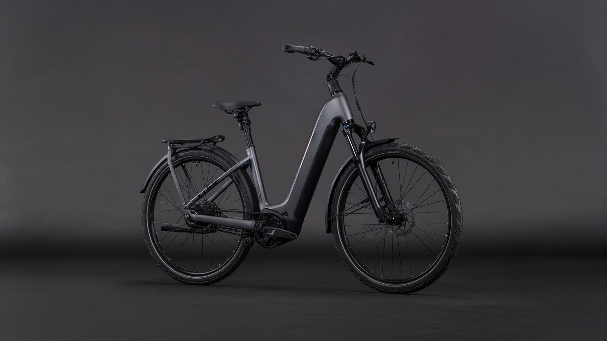 Cube Kathmandu Hybrid Comfort PRO 800 Wave 2026 | slabgrey´n´black | 58 cm | E-Cityräder – Bild 2