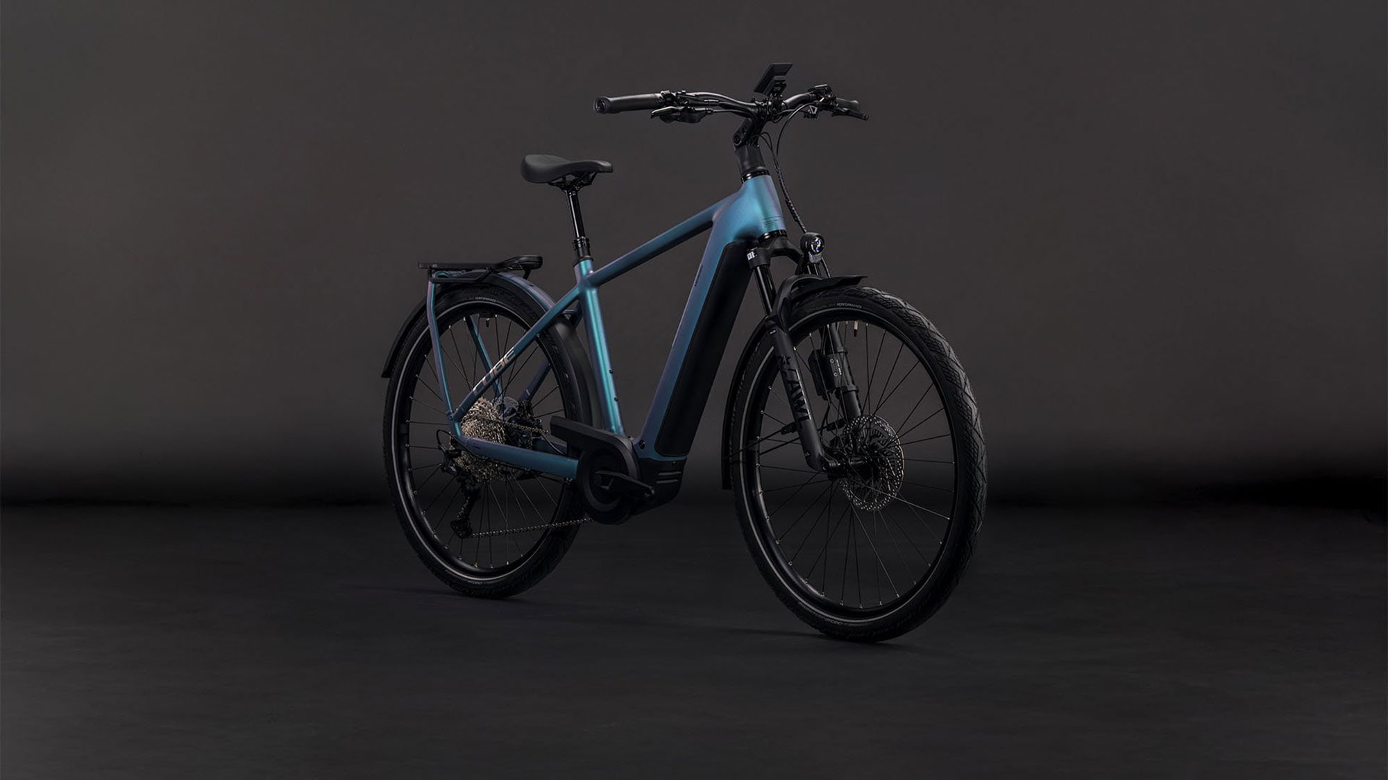 Cube Kathmandu Hybrid EXC 800 2026 | smaragdgrey´n´prism | 62 cm | E-Trekkingräder – Bild 2