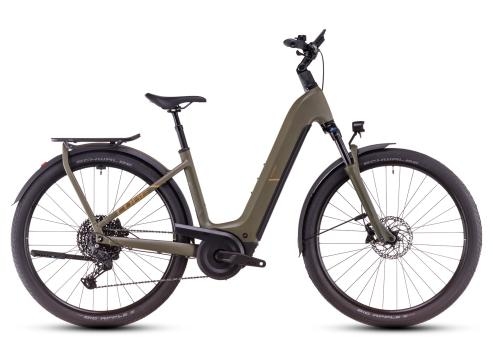 Cube Kathmandu Hybrid PRO 800 Wave 2025 | dustyolive´n´gold | 62 cm | E-Trekkingräder