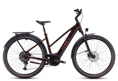 Cube Touring Hybrid PRO 625 Trapez 2025 | cinnamon´n´orange | 50 cm | E-Trekkingräder
