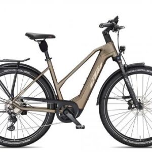 KTM Macina Gran 710 Trapez 2025 | oak matt/champagne orange | 46 cm | E-Trekkingräder