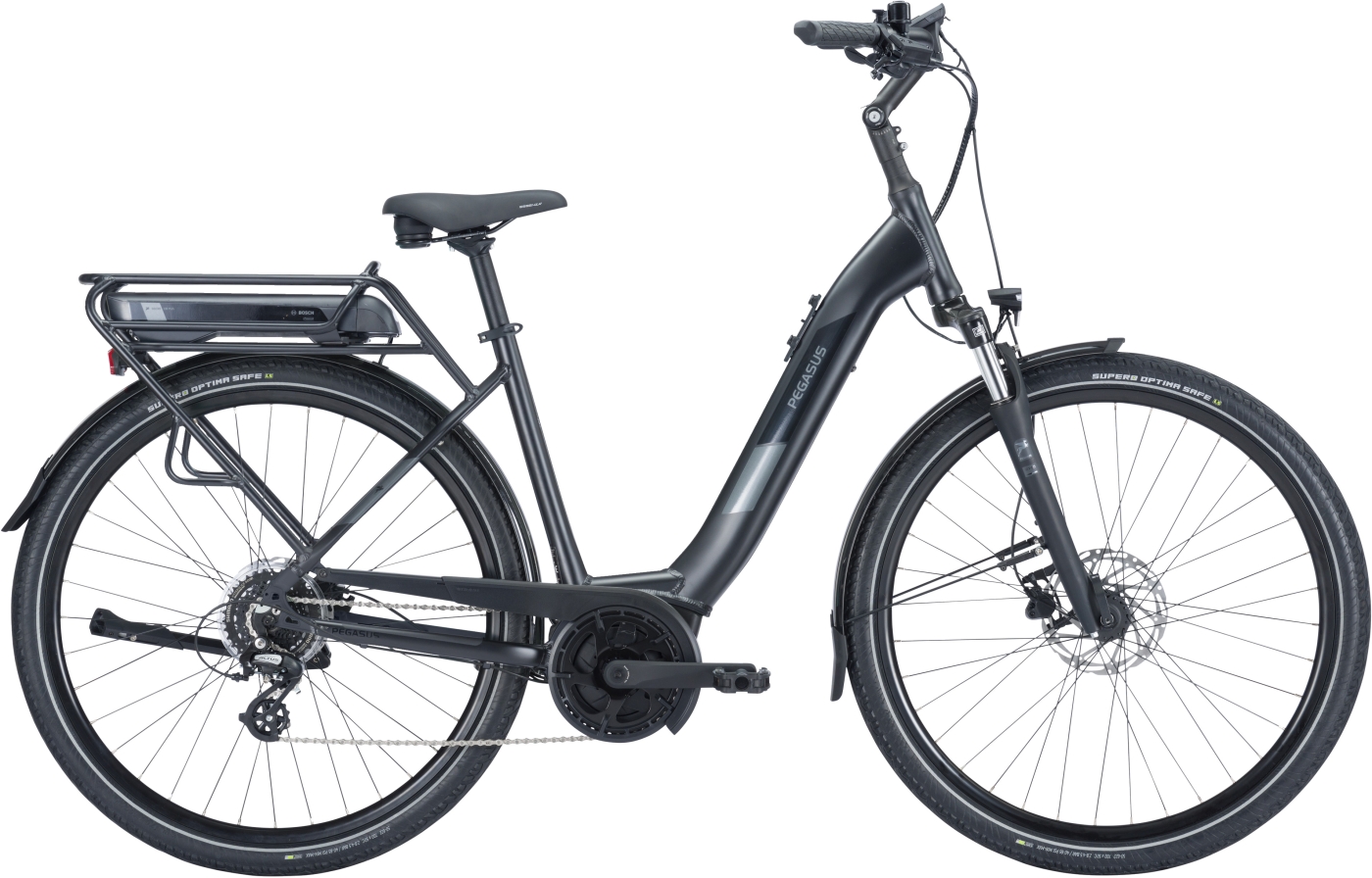 E-Bike - Pegasus Solero E8 Plus Wave schwarz - 50 cm
