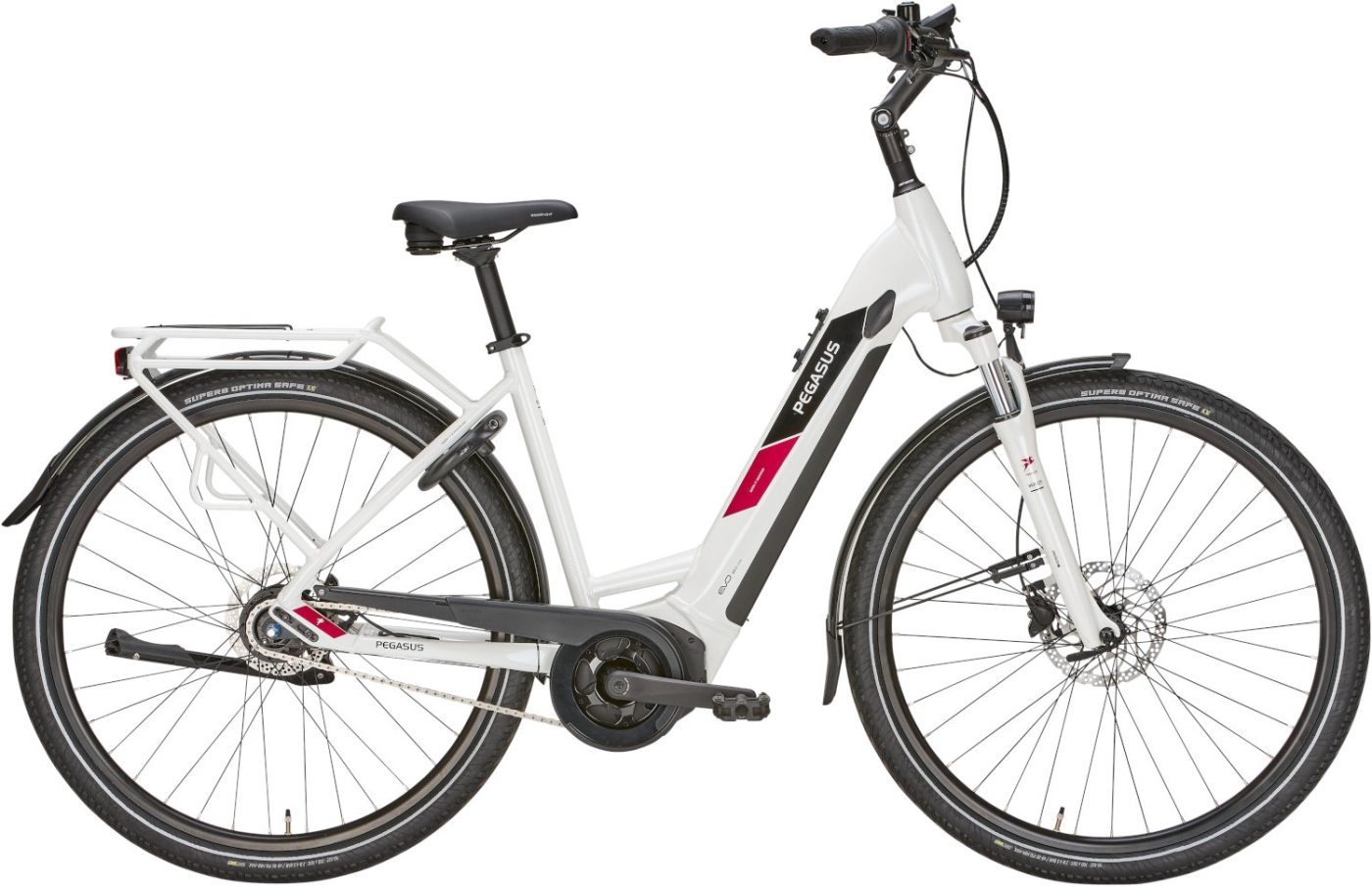 E-Bike - Pegasus Solero EVO 8R Wave weiß - 50 cm