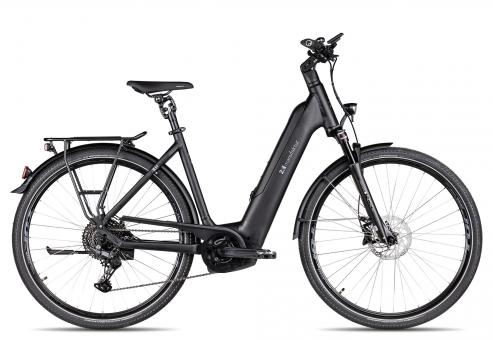 2R Manufaktur ELX 11 Wave | black matt/brushed silver | 56 cm | E-Trekkingräder