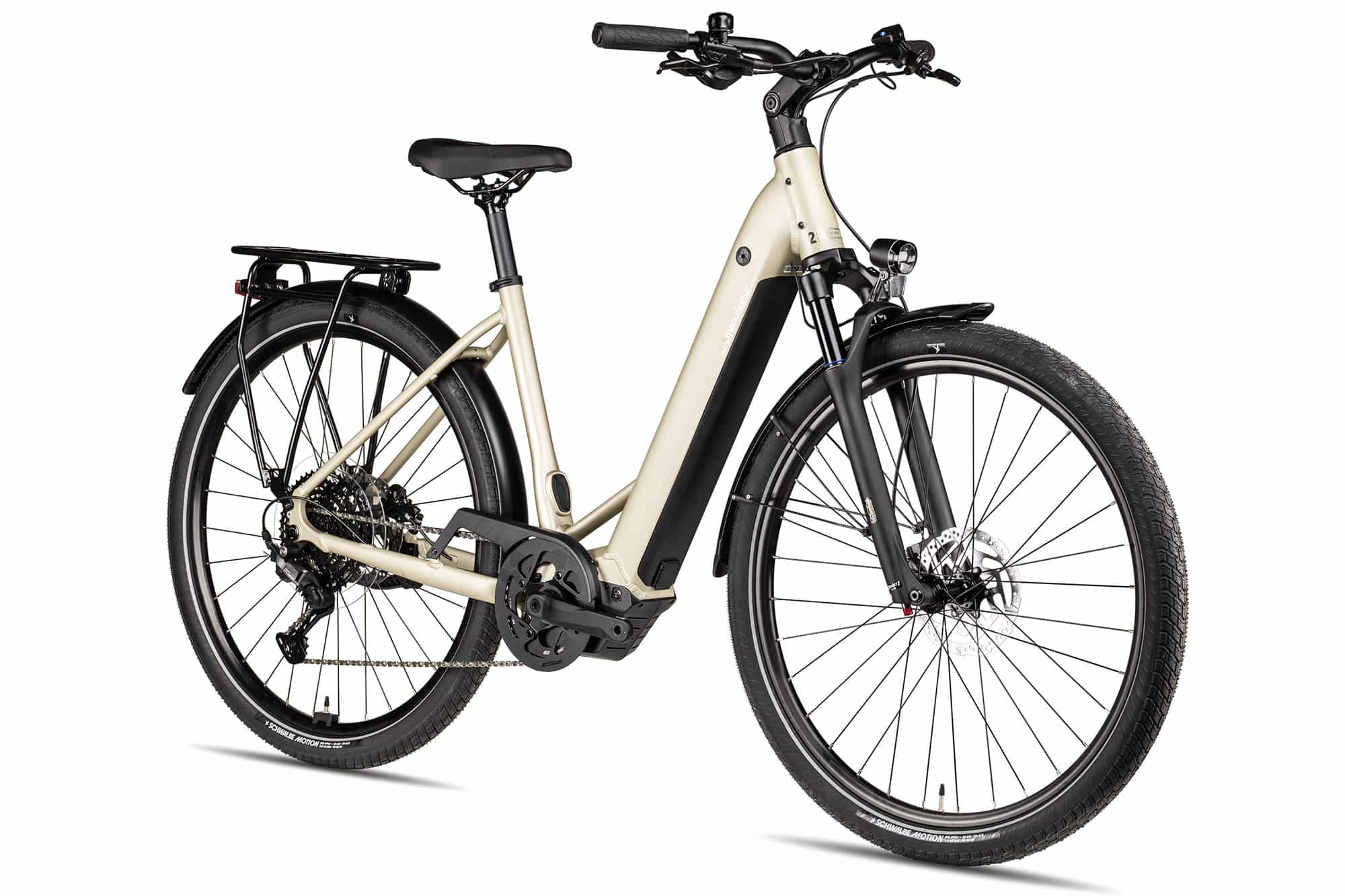 2R Manufaktur Modena SX 600 Wave | champagne pearl matt | 46 cm | E-Trekkingräder – Bild 2