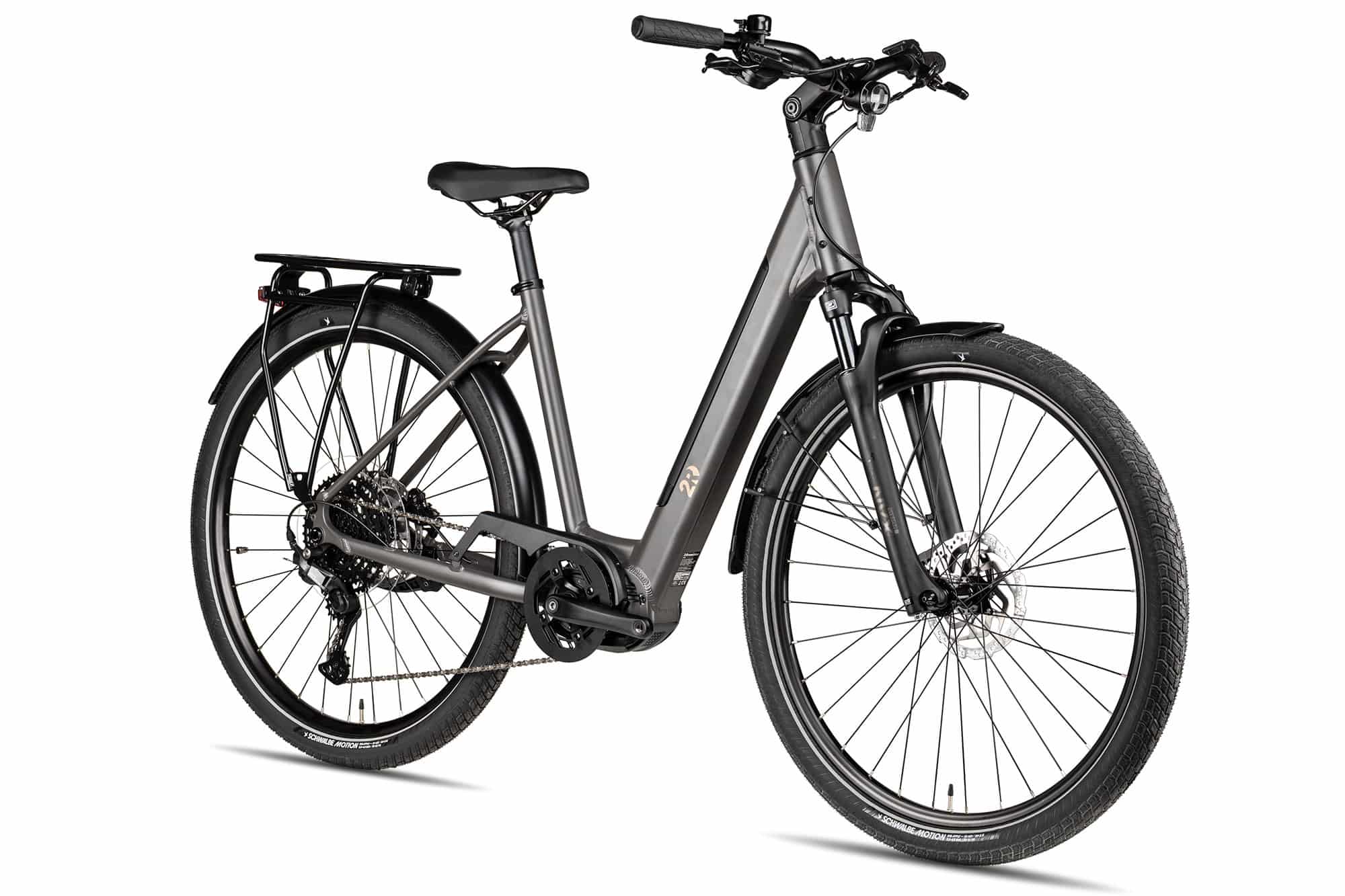 2R Manufaktur Uma Wave | dark mocha matt | 46 cm | E-Trekkingräder – Bild 2