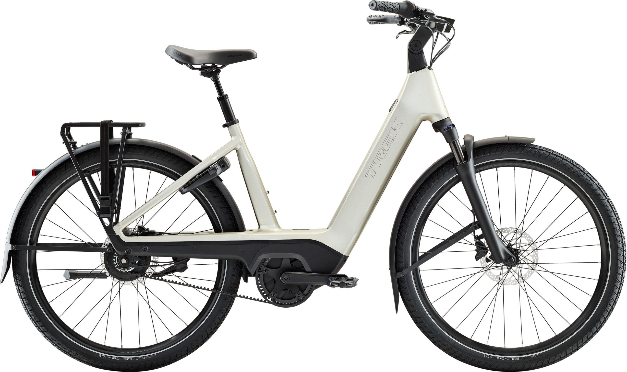 Trek Charter+ 4 Enviolo Belt 540Wh Lowstep - 2027 - Lunar Silver | L
