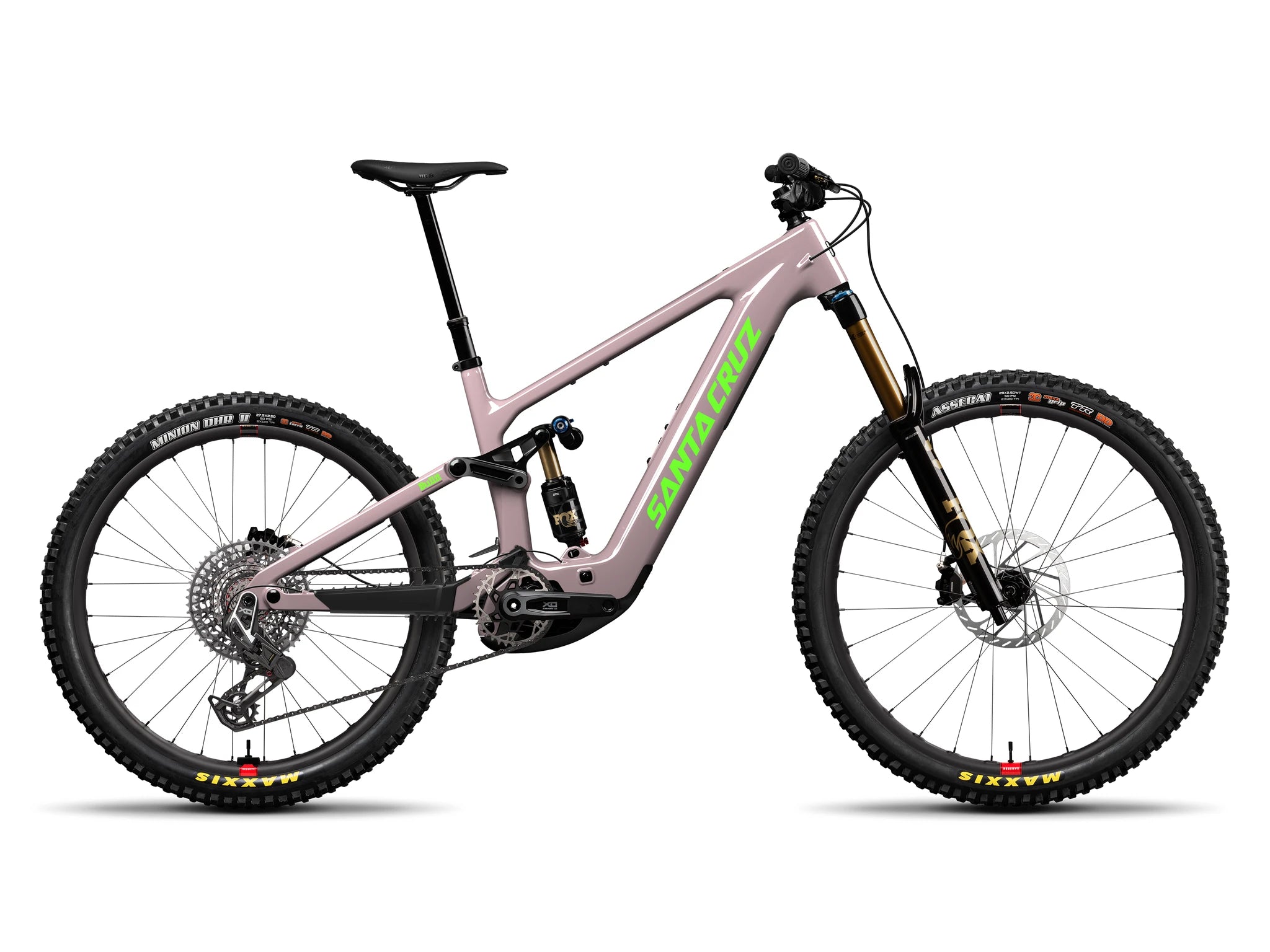 Santa Cruz Bullit 4 CC MX X0 AXS RSV CH Gloss Purple Smoke/Spring Green 2027 XL