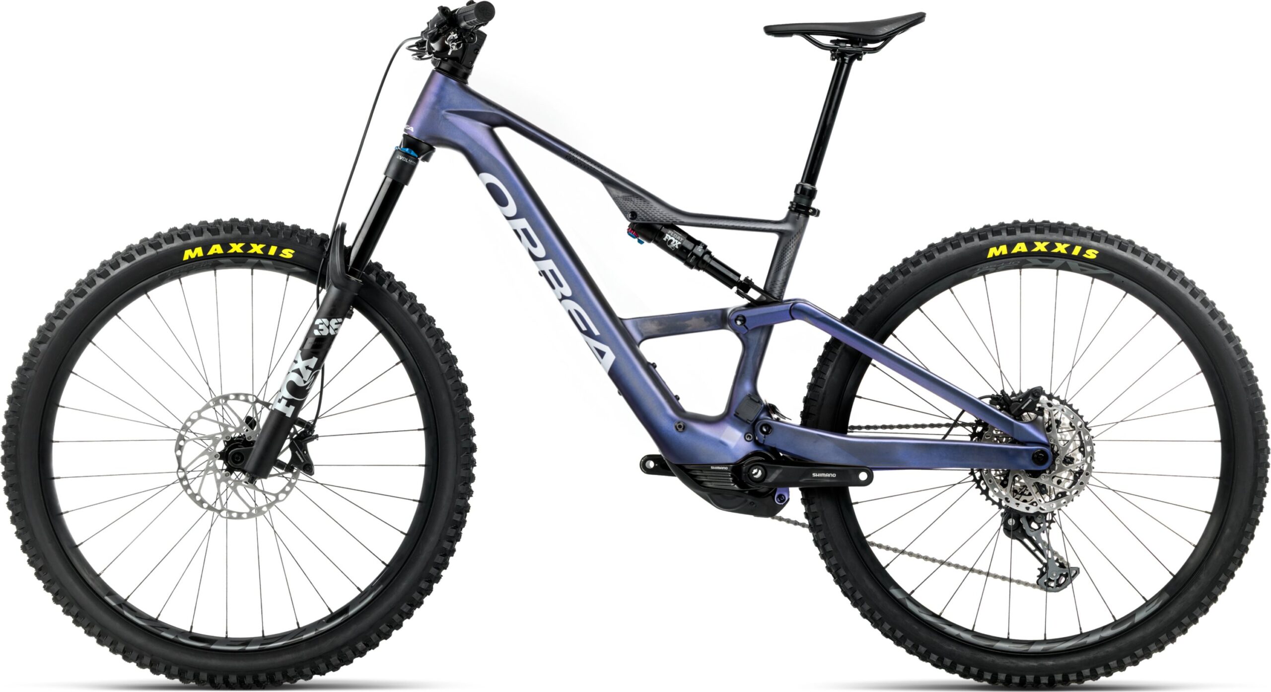 Orbea Rise LT M20 630Wh - Tanzanite Carbon View - Carbon Raw (Matt) | S – Bild 2