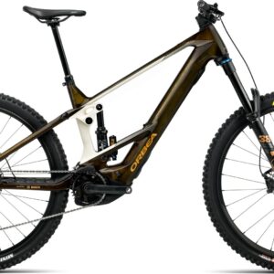Orbea Wild M10 Mullet - 2026 - Caramel Carbon View (Gloss) - Cream White (Matt) | M