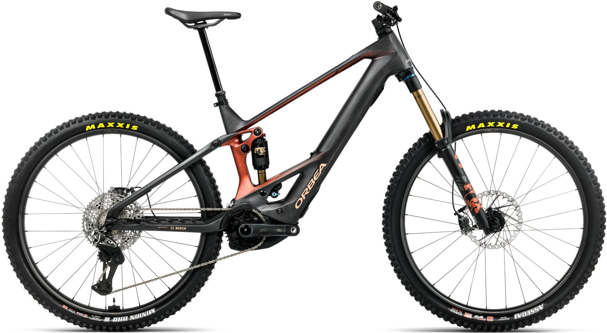 Orbea Wild M-LTD - 2026 - Diamond Carbon View (Matt) - Mars Red (Gloss) | M