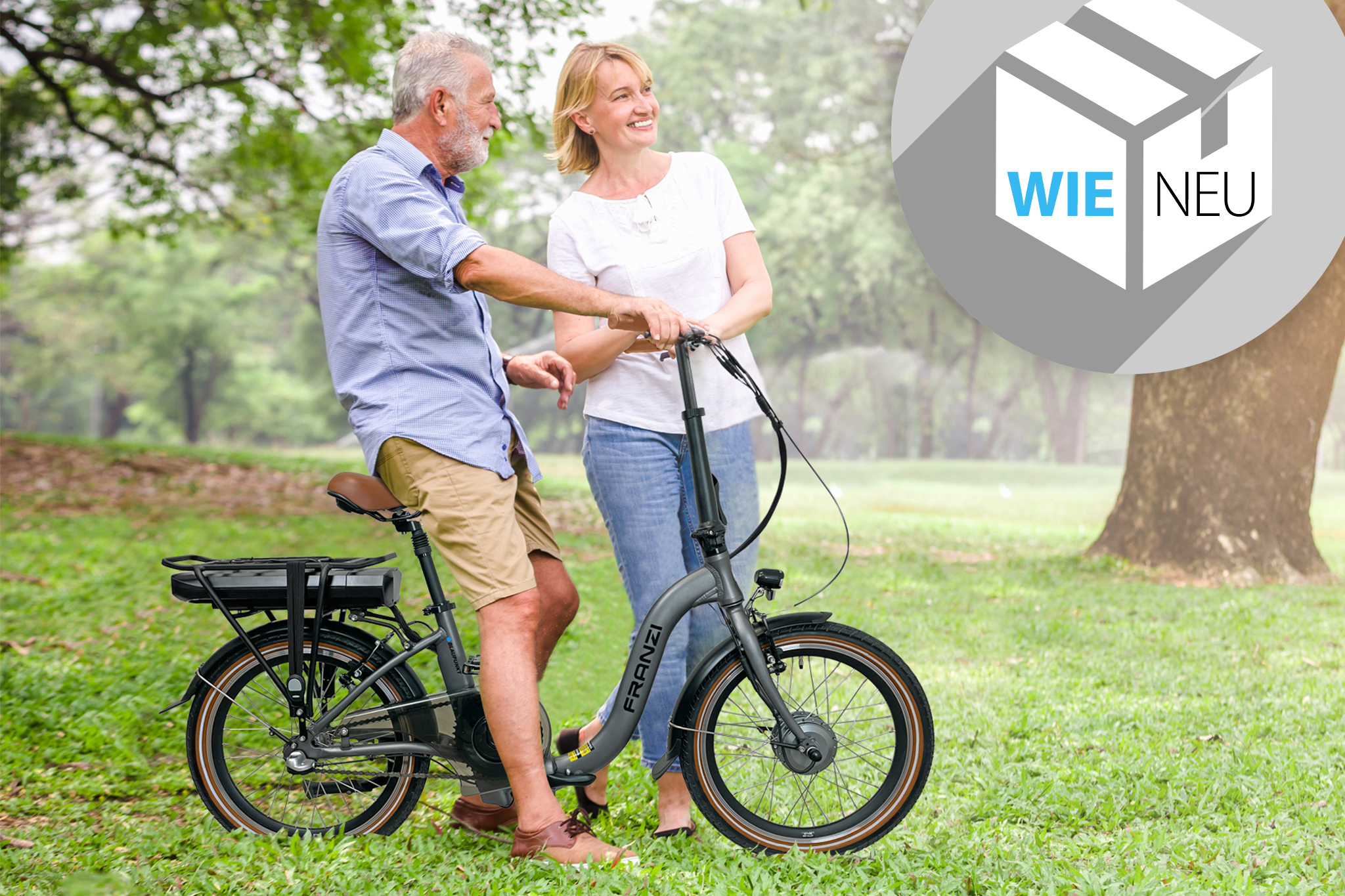 Blaupunkt FRANZI – E-Klapprad m. Rücktritt (Versandrückläufer, unbenutzt wie neu)