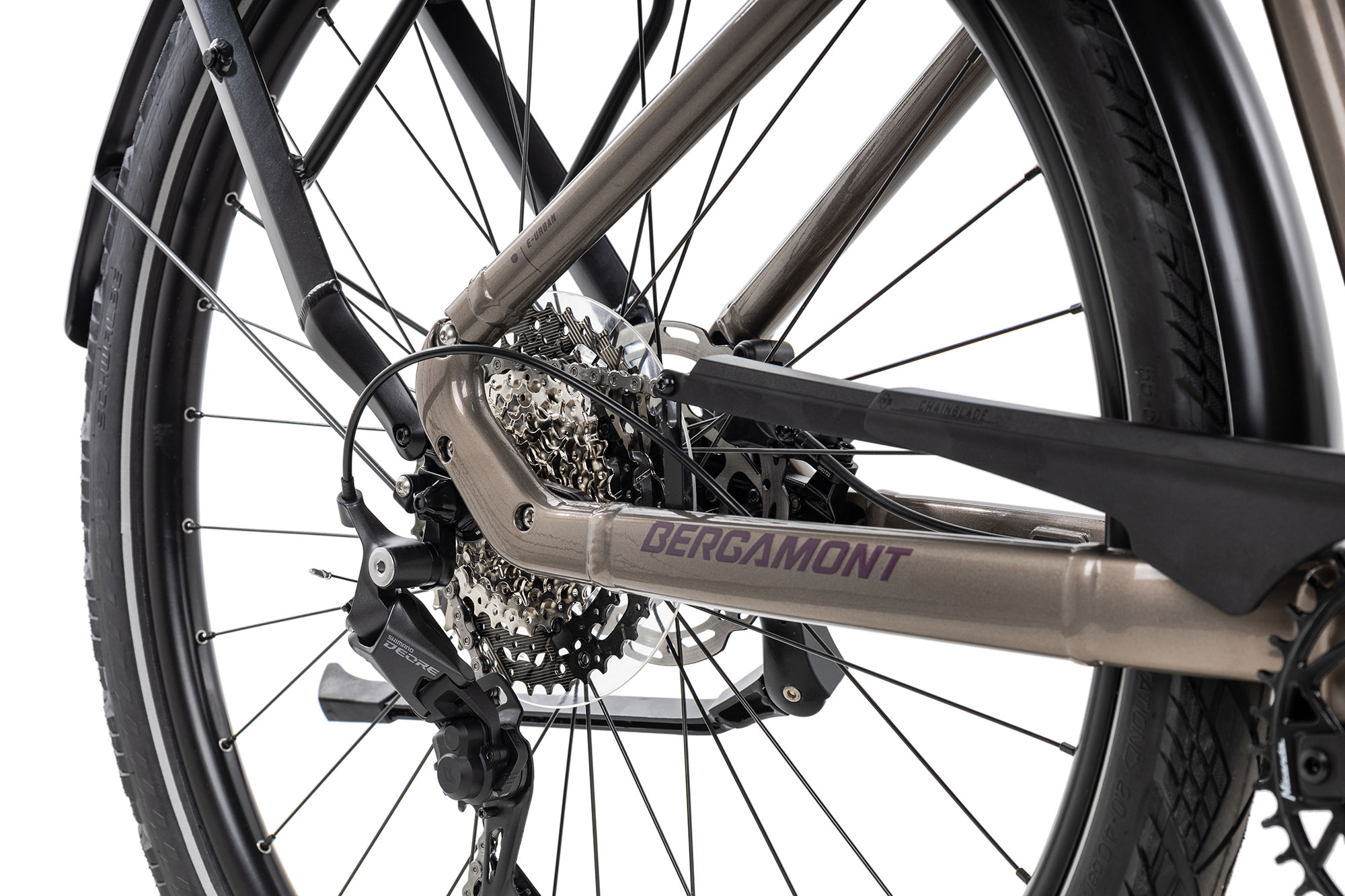 Bergamont E-Vitess Sport Trapez | shiny taupe brown | 44 cm | E-Cityräder – Bild 2