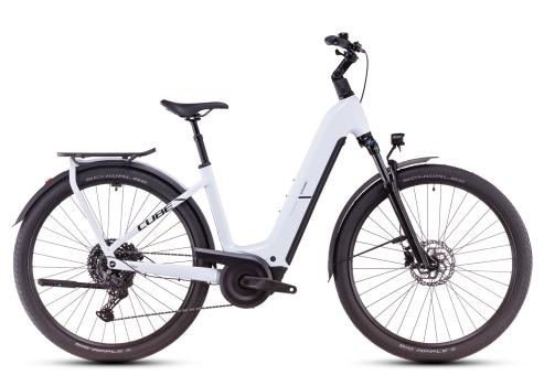 Cube Kathmandu Hybrid ONE 600 Wave 2025 | polarwhite´n´black | 58 cm | E-Trekkingräder