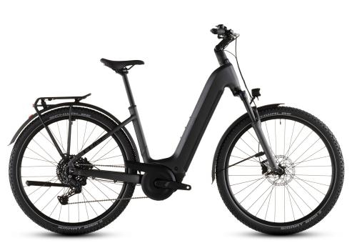 Cube Nuride Hybrid Performance 600 Wave 2026 | slabgrey´n´black | 58 cm | E-Trekkingräder