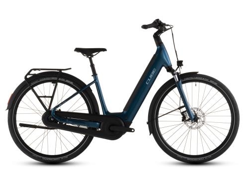 Cube Supreme RT Hybrid Comfort EX 600 Wave 2026 | nautica´n´prism | 46 cm | E-Cityräder