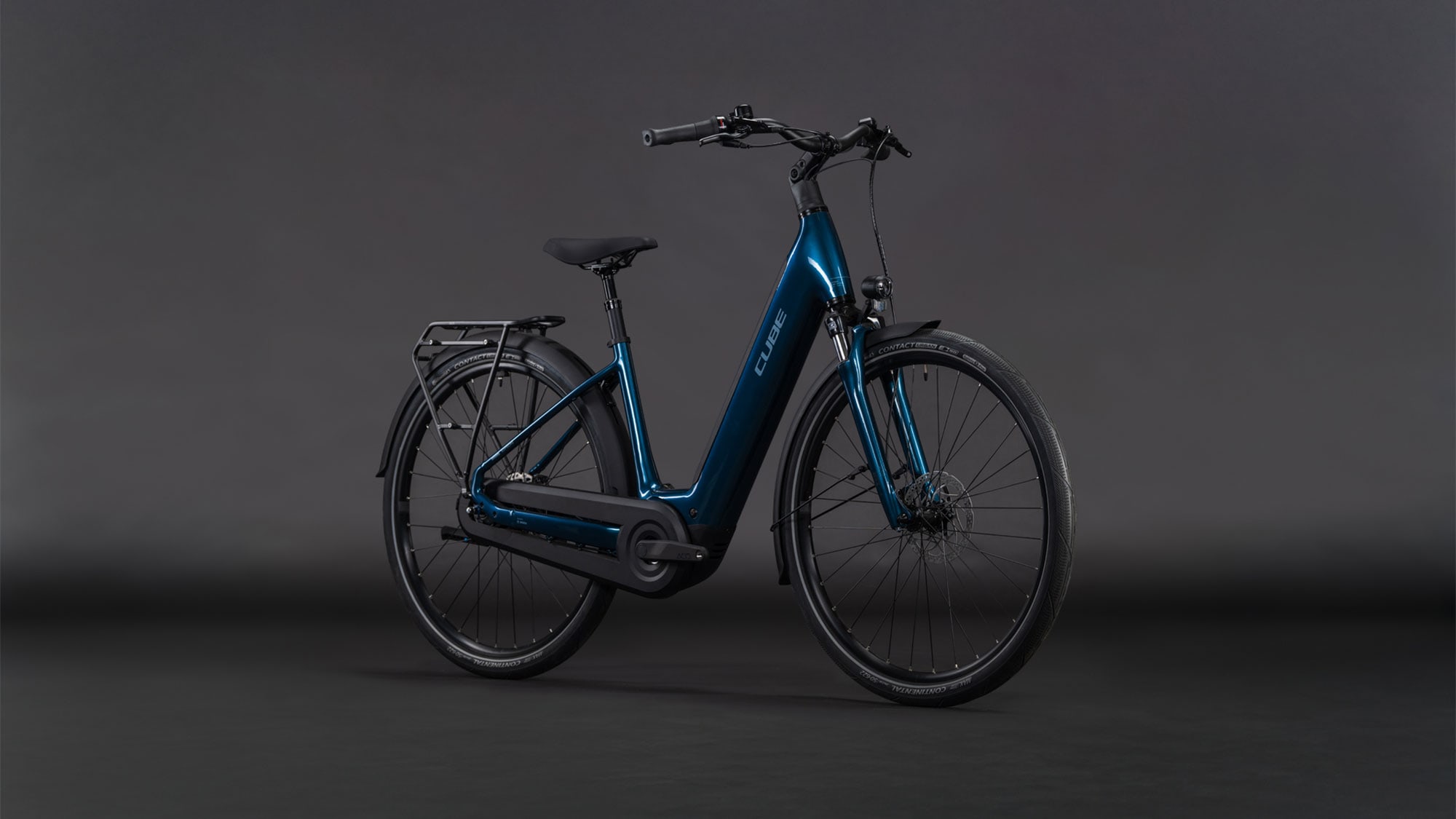 Cube Supreme RT Hybrid Comfort EX 600 Wave 2026 | nautica´n´prism | 46 cm | E-Cityräder – Bild 2