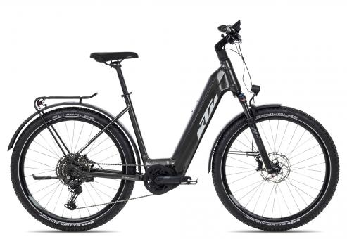 KTM Macina Aera 772 LFC 2025 | machine grey/silver black | 56 cm | E-Trekkingräder
