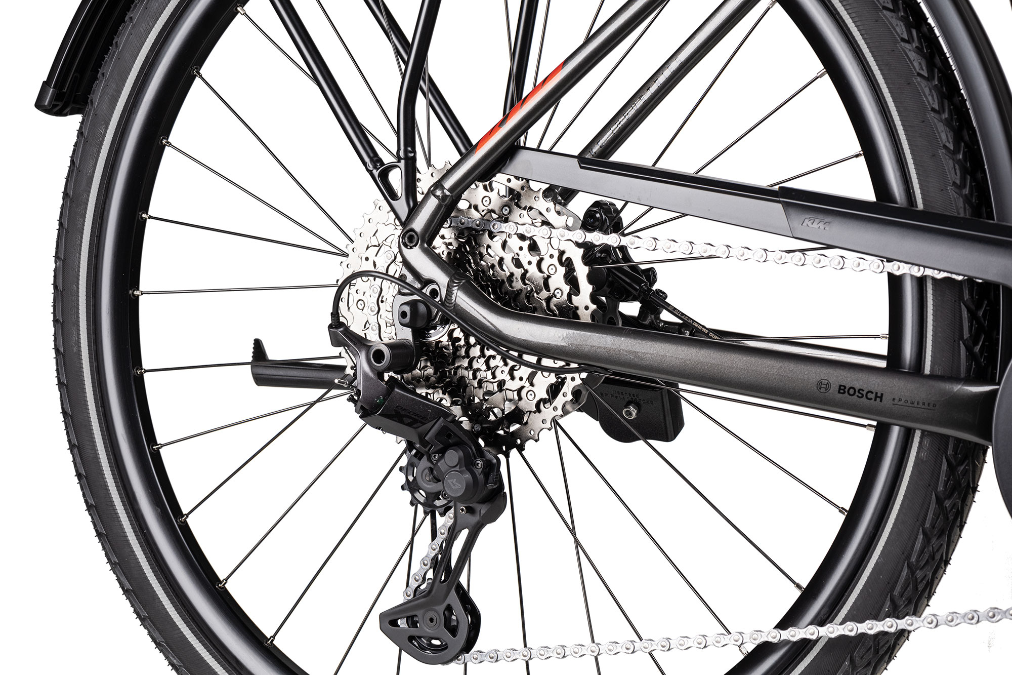 KTM Macina Sport 720 Trapez 2025 | machine grey/orange black | 46 cm | E-Trekkingräder – Bild 2