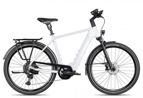 KTM Macina Style X Pro 2025 | lightgrey/white blue | 60 cm | E-Trekkingräder