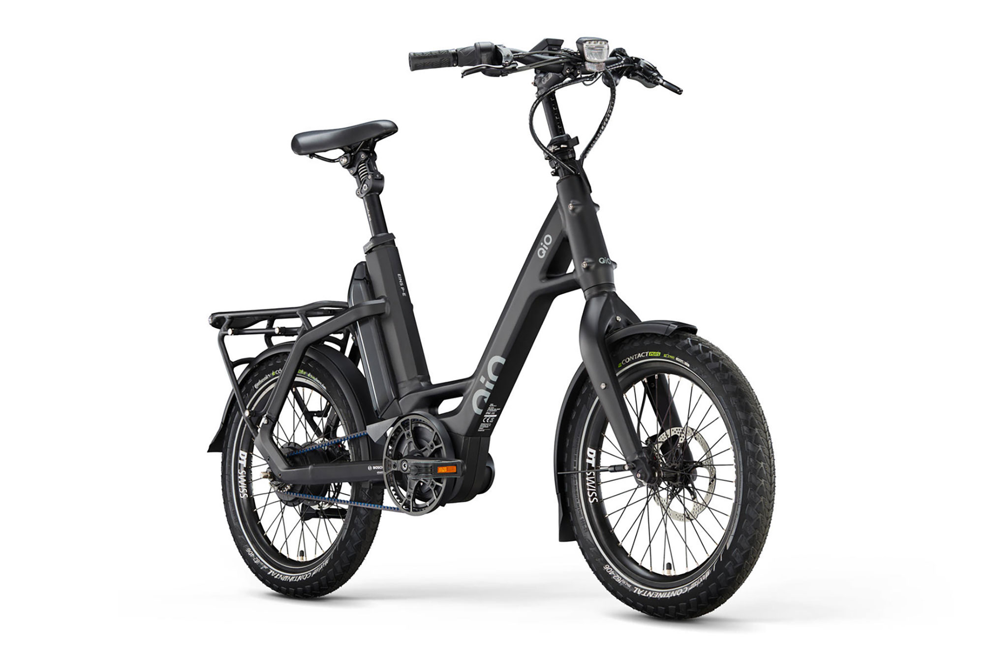 QIO EINS P-E 2025 | night black matt | 48 cm | Kompakt E-Bikes – Bild 2