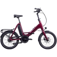 HERCULES Rob Fold R8+ - 20 Zoll 545Wh 8N-RT Faltrad - ultimacy bordeaux-glossy