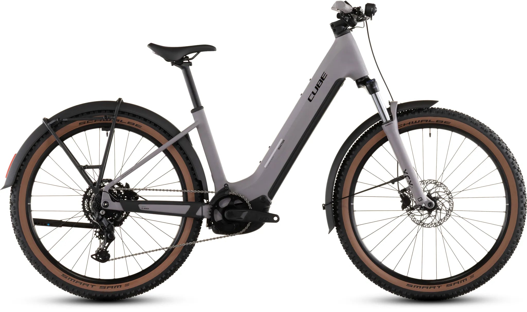 Cube Reaction Hybrid Performance 600 FE plumgrey´n´black Tiefeinsteiger 2026 L
