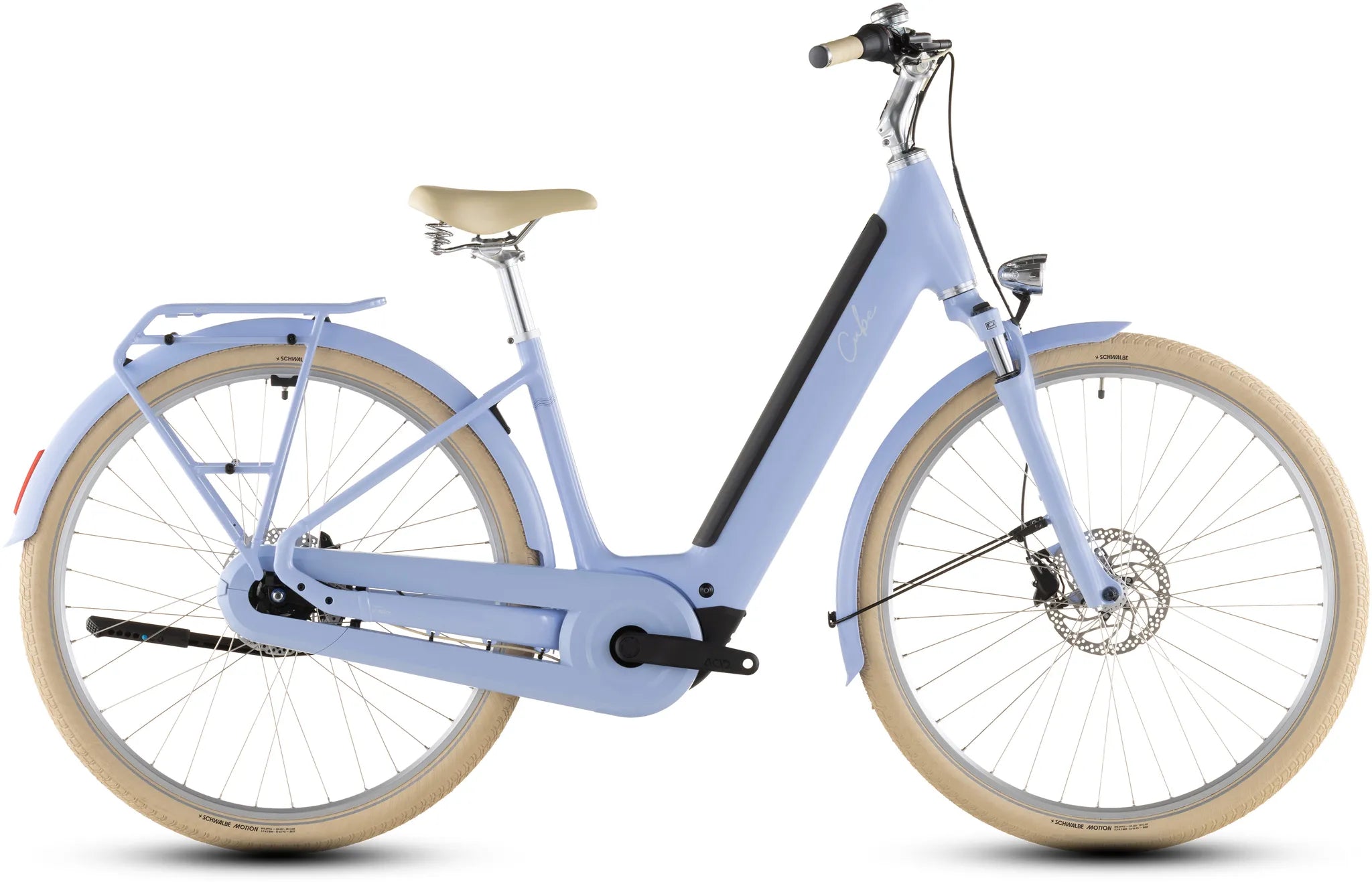 Cube Aruba Hybrid 600 blueblossom´n´creme Tiefeinsteiger 2026 50 cm