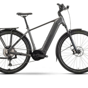 Raymon Tahona Diamond High | Trekking E-Bike | 29" | 800Wh Bosch Performance CX | metalgrey / black / citron Größe: 55 cm